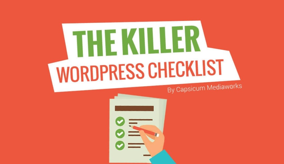 WORDPRESS CHECKLIST