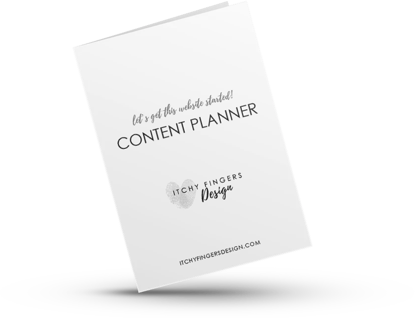 itchy fingers design content planner