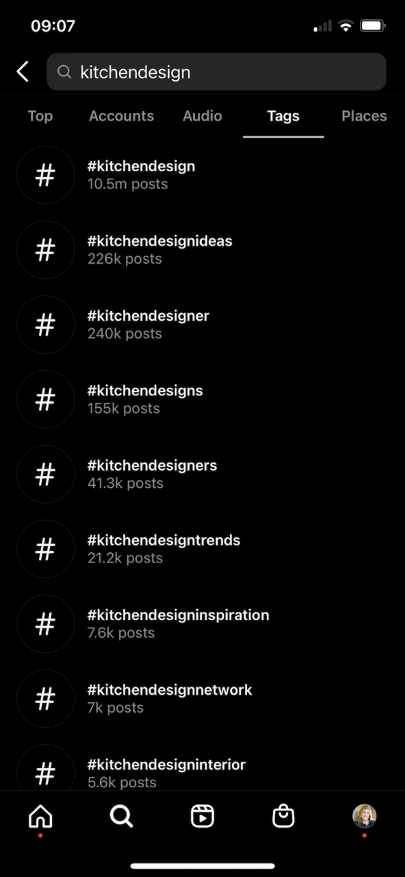 instagram hashtags example