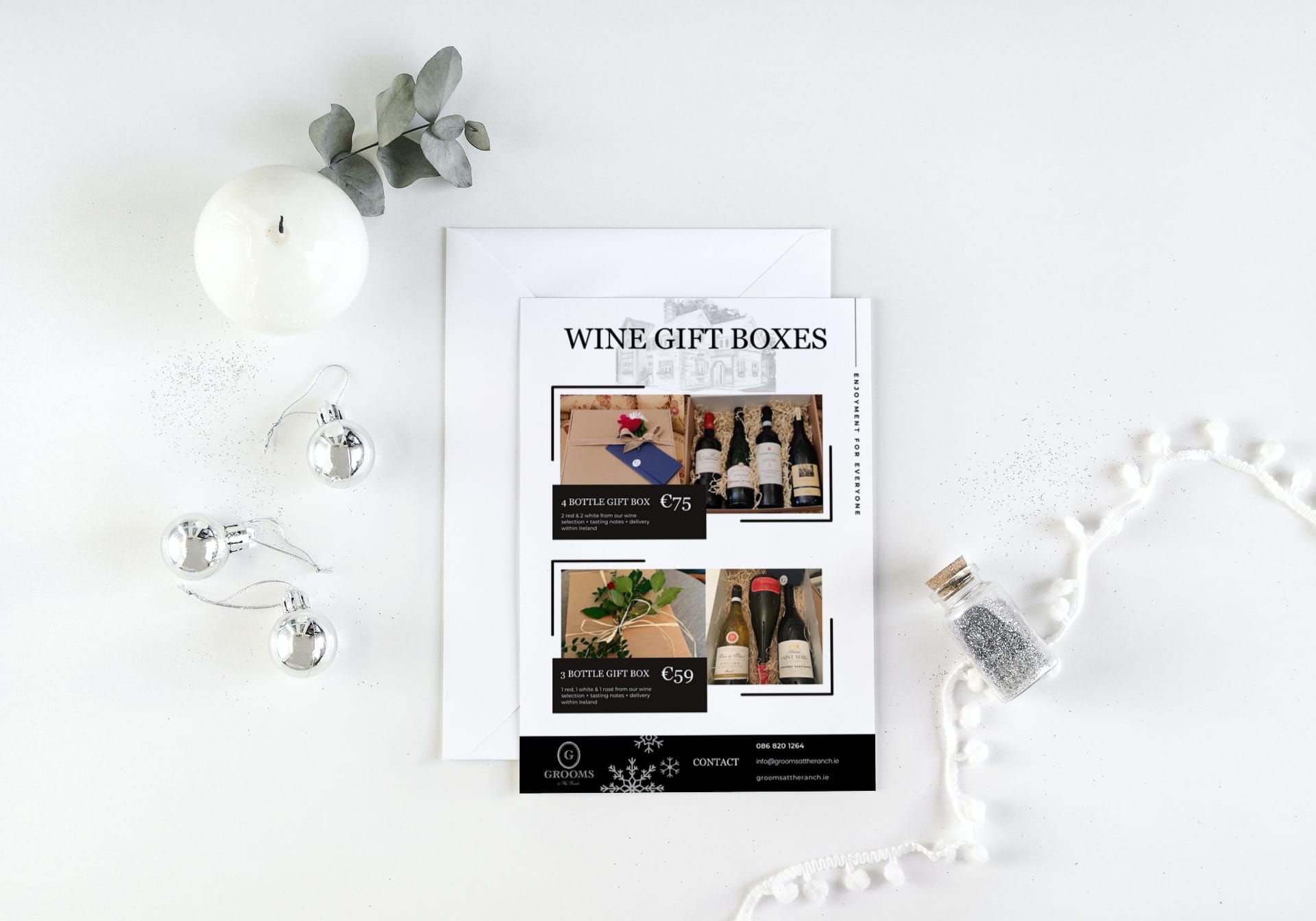 grooms flyer mockup