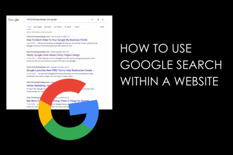 how to use google search on a website