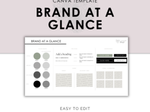 BRAND AT A GLANCE MOCKUP