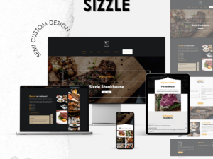 Sizzle Semi-Custom WordPress Website Design